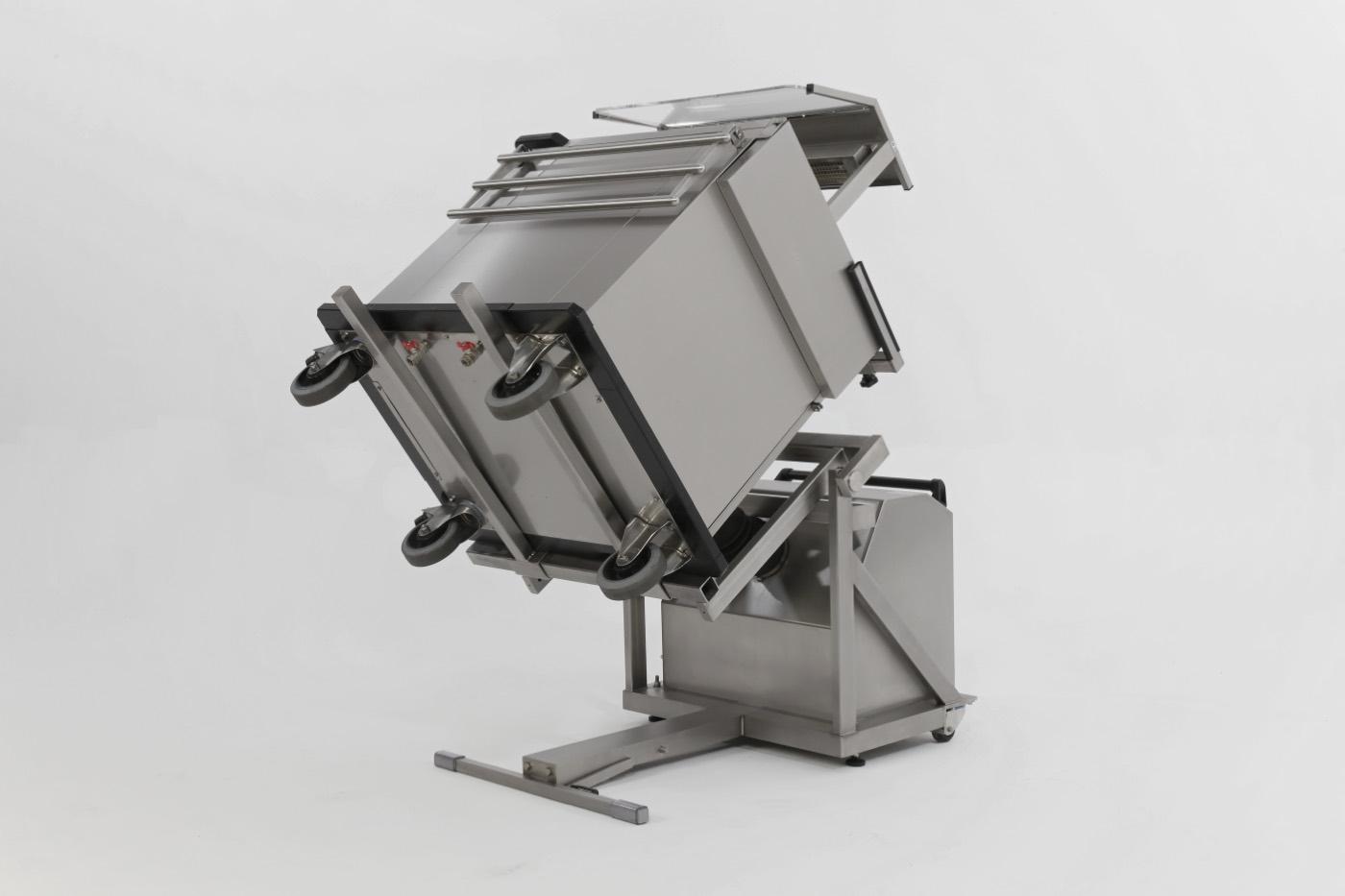 Verstellbarer Adapter f&uuml;r Container und Transportwagen