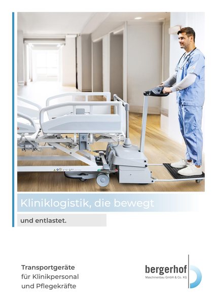 Titelseite der Broschüre Transportgeräte